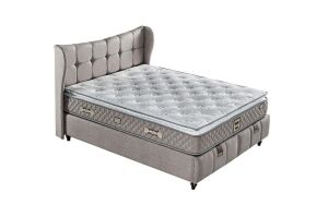 Blue 90X200 Tek Kişilik Yatak, Baza, Başlık Seti EY2006