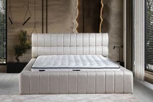 Fetta 140x190 Çift Kişilik Yatak, Karyola, Başlık Seti PV1414