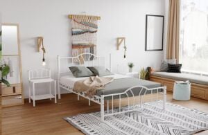 Bella Metal Karyola 150x200 ARM144 Beyaz