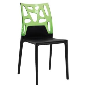 Ego-Rock Solid Beyaz - Beyaz Mutfak Sandalyesi PPT1060