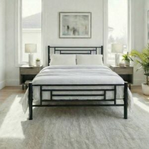 Agora Çift Kişilik Metal Karyola 160x200 Siyah
