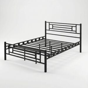 Agora Çift Kişilik Metal Karyola 160x200 Siyah