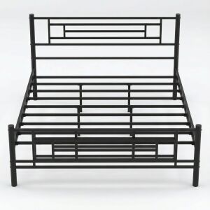 Agora Çift Kişilik Metal Karyola 160x200 Siyah