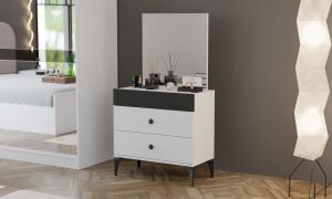 Can Beyaz-Siyah Şifonyer TN0172