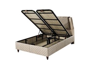 Eynur 150X200 Çift Kişilik Yatak, Baza, Başlık Seti EY2007