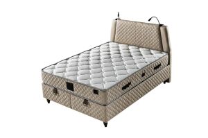 Eynur 150X200 Çift Kişilik Yatak, Baza, Başlık Seti EY2007