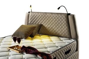 Eynur 150X200 Çift Kişilik Yatak, Baza, Başlık Seti EY2007