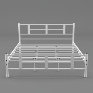 Karma Çift Kişilik Metal Karyola 150x200 Beyaz