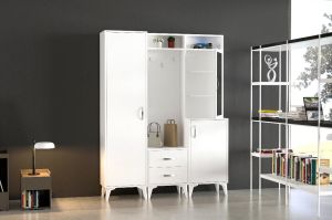Azra Beyaz Portmanto TN1476