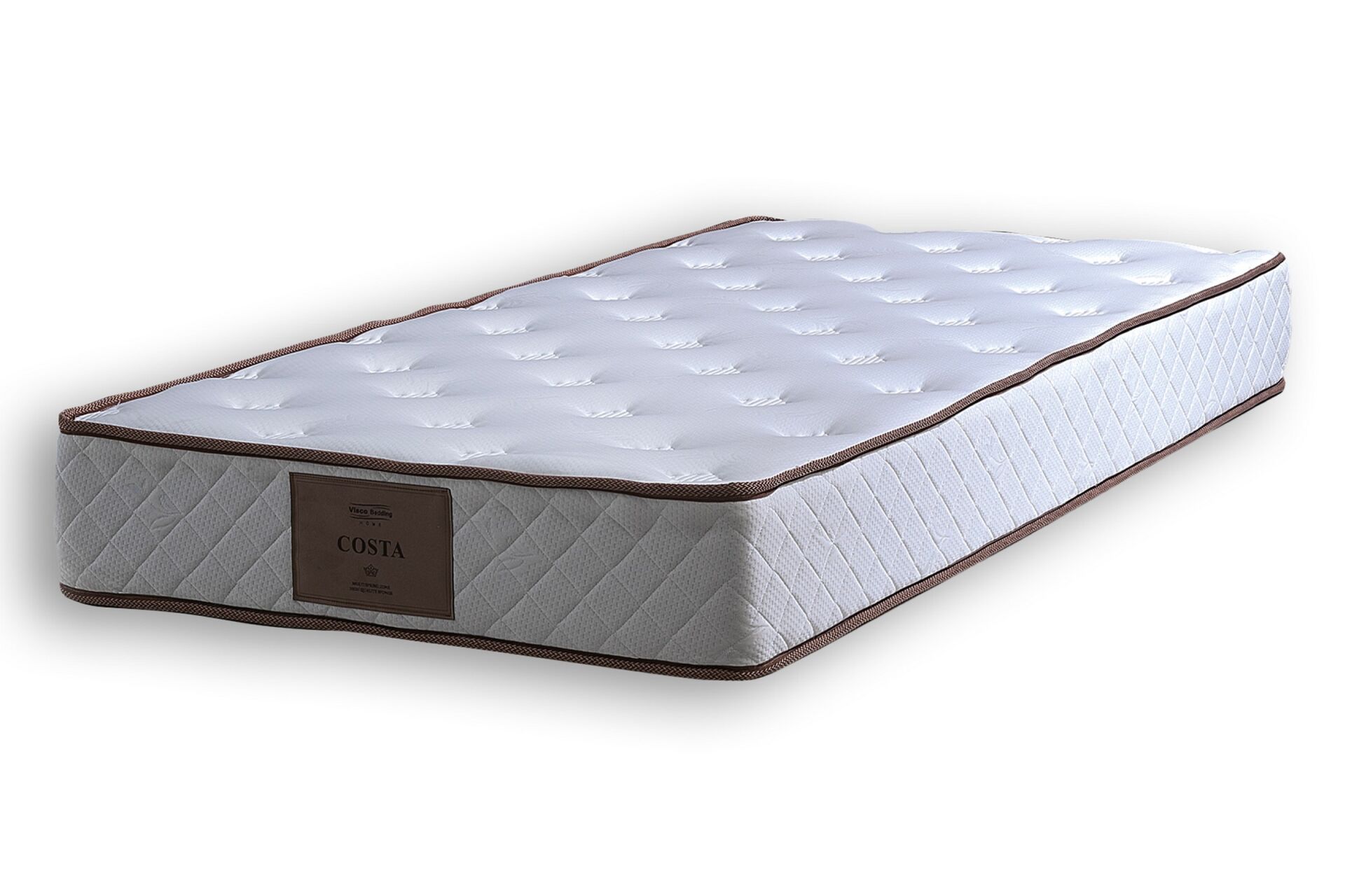 Pepe 100x200 Single Guest Bed Divan Base & Headboard Set PV1416