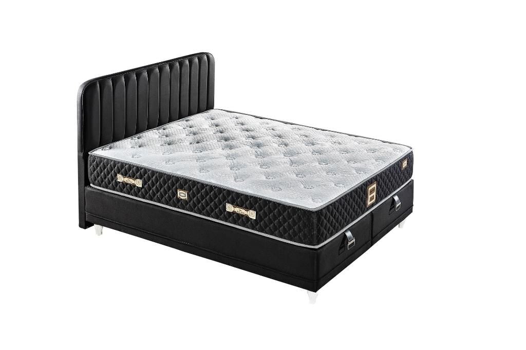 Borjan 100X200 Single Mattress, Divan Base, Headboard Set EY2008