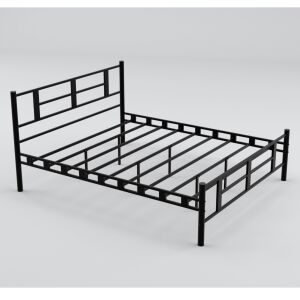 Karma Çift Kişilik Metal Karyola 150x200 Siyah