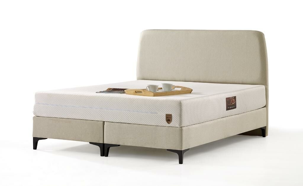 MD Berlin 180x200 Double Mattress, Divan Base, Headboard Set GM172