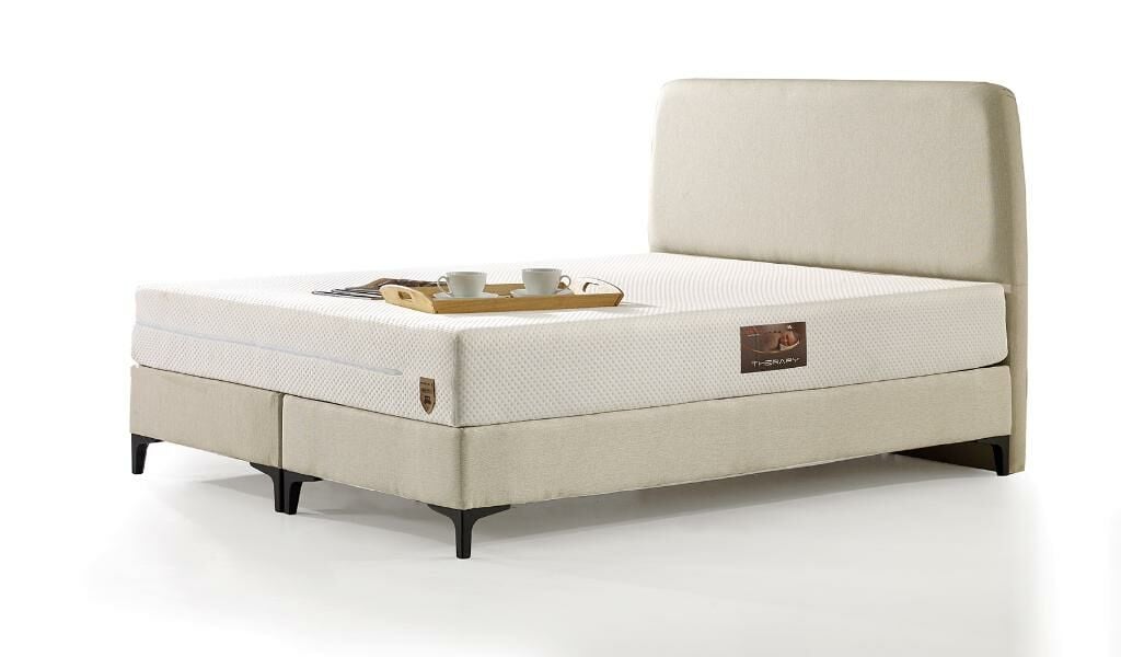 MD Berlin 180x200 Double Mattress, Divan Base, Headboard Set GM172