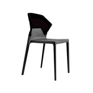 Ego-S Solid Siyah - Antrasit Mutfak Sandalyesi PPT1083