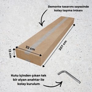 Smyrna Tek Kişilik Metal Karyola 120x200 Beyaz