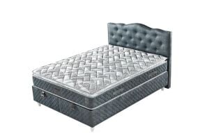 Button 140X200 Çift Kişilik Yatak, Baza, Başlık Seti EY2009