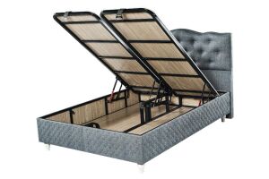 Button 180X200 Çift Kişilik Yatak, Baza, Başlık Seti EY2009