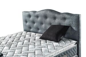 Button 180X200 Çift Kişilik Yatak, Baza, Başlık Seti EY2009
