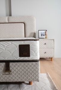 Balance 140x200 Çift Kişilik Yatak, Baza, Başlık Seti MBL1002