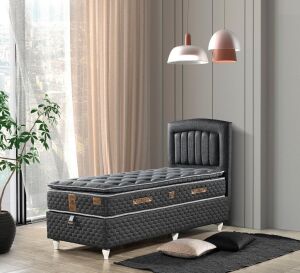 Kayra 100X200 Tek Kişilik Yatak, Baza, Başlık Seti EY2010