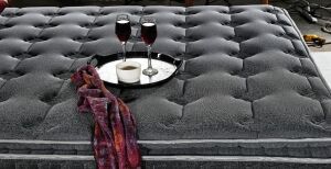 Kayra 140X200 Çift Kişilik Yatak, Baza, Başlık Seti EY2010