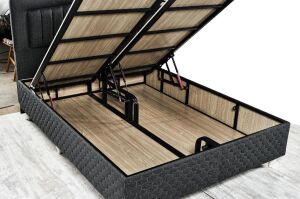 Kayra 180X200 Çift Kişilik Yatak, Baza, Başlık Seti EY2010