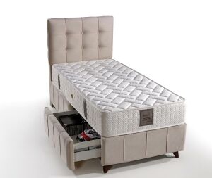 MD Polo - Smart 120x200 Tek Kişilik Yatak, Baza, Başlık Seti GM175