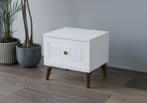 Carina Bohem Beyaz Komodin TN0205