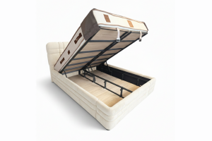 Royal Beyaz 140 x 200 Çift Kişilik Baza, Başlık Seti PV1322