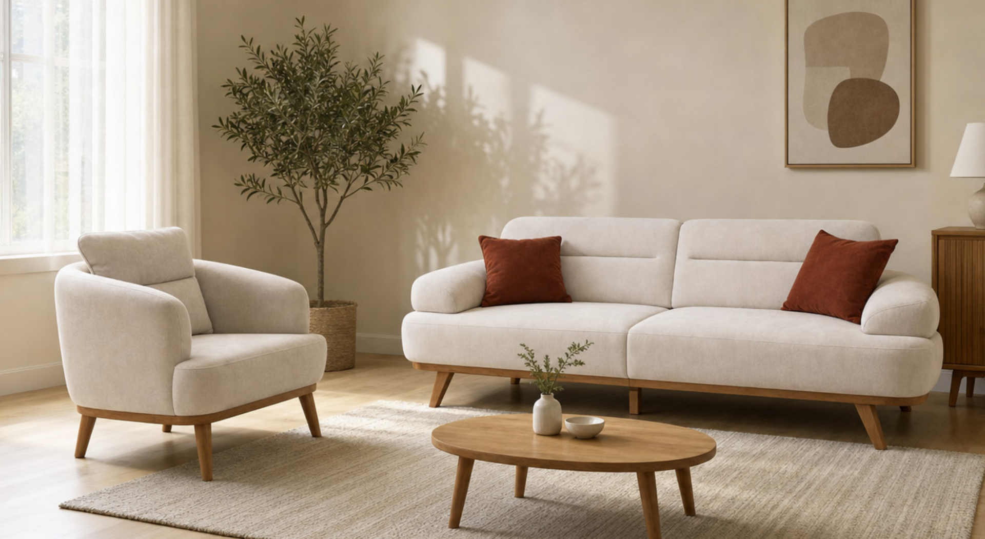 MD Silva Sofa Set MDN166