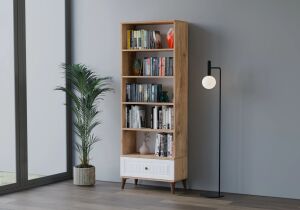Carina Bohem Atlantik Çam Kitaplık TN0208
