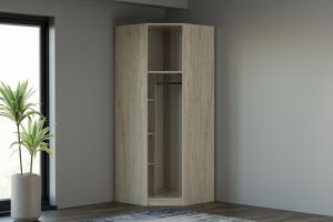 Royal Gardırop Köşe Takımı % 100 MDF - Traverten TN0226