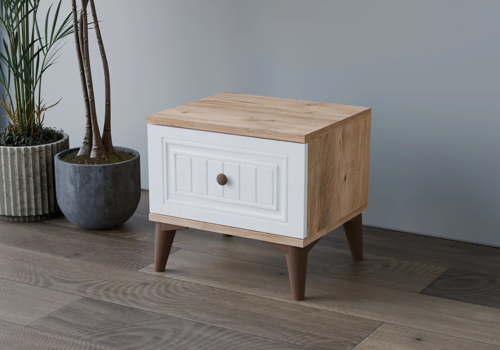 Carina Bohem Atlantik Çam Komodin TN0209