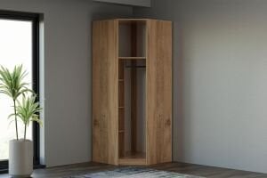 Royal Gardırop Köşe Takımı % 100 MDF - Atlantik Çam TN0231