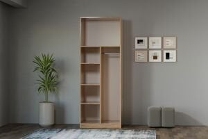 Royal Gardırop Köşe Takımı % 100 MDF - Atlantik Çam TN0231