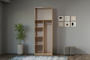 Royal Gardırop Köşe Takımı % 100 MDF - Atlantik Çam TN0231