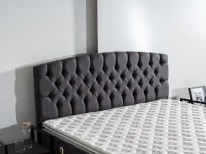 Pamira 200x200 Çift Kişilik Yatak, Baza, Başlık Seti MBL1014
