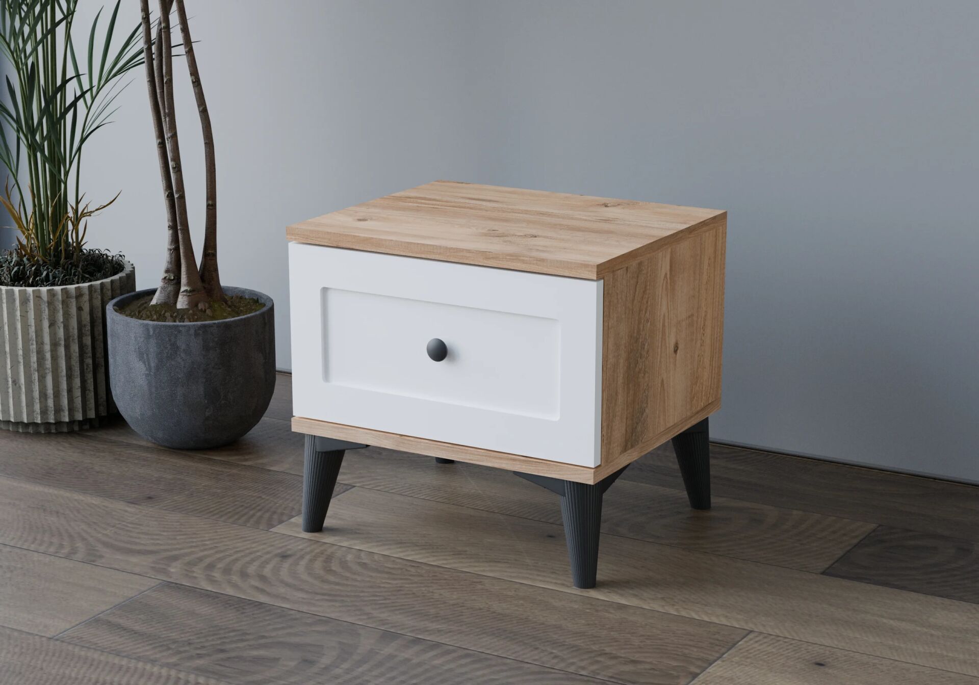 Carina Vintage Atlantik Çam Komodin TN0223