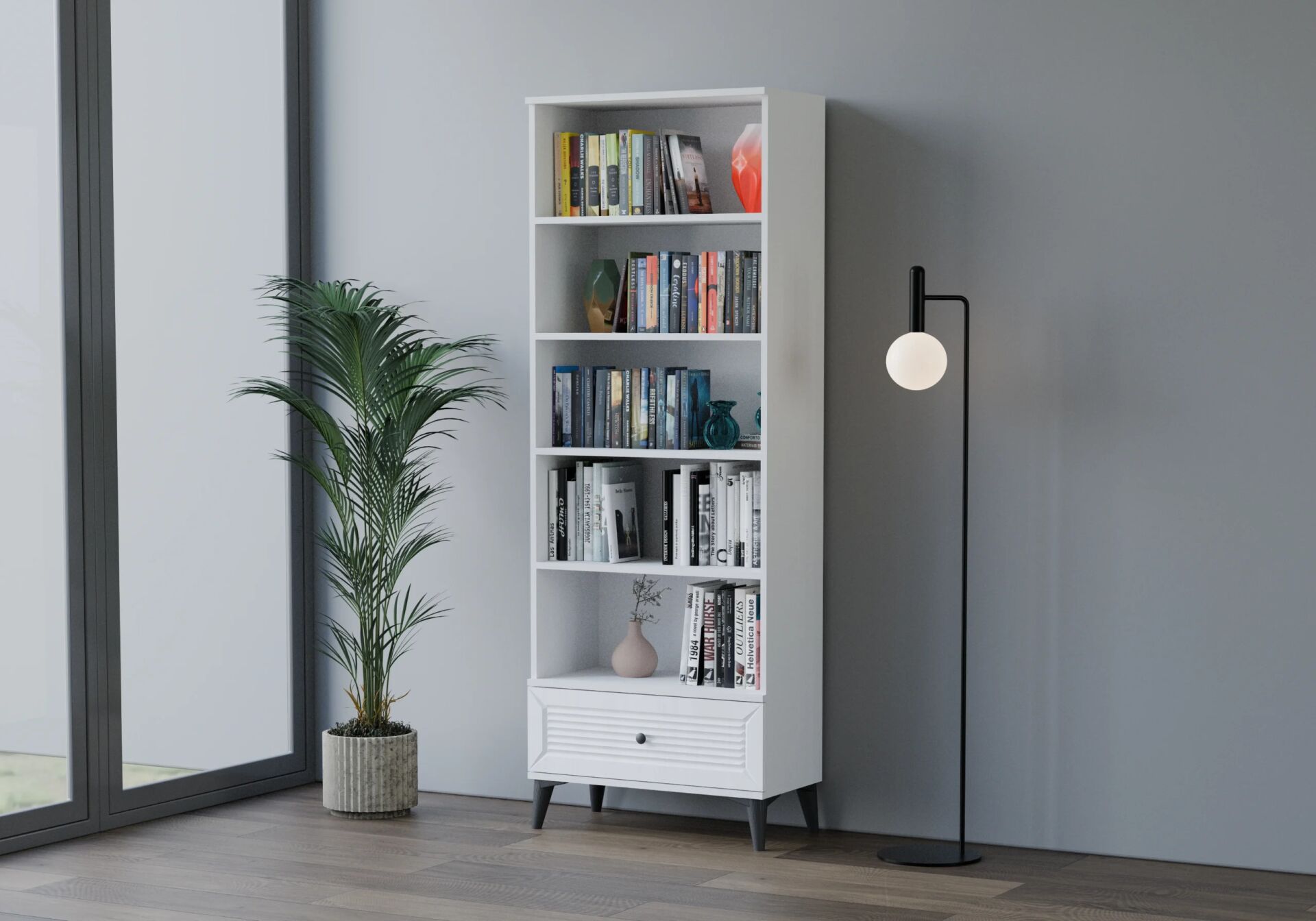 Carina Naz Beyaz Kitaplık TN0232