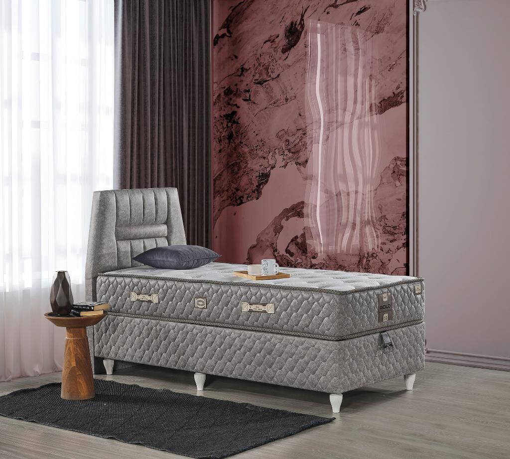 Favori 100X200 Tek Kişilik Yatak, Baza, Başlık Seti EY2014