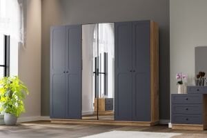 Vintage Gardırop - Atlantik Çam / Antrasit TN0115