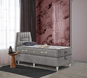 Favori 140X190 Çift Kişilik Yatak, Baza, Başlık Seti EY2014