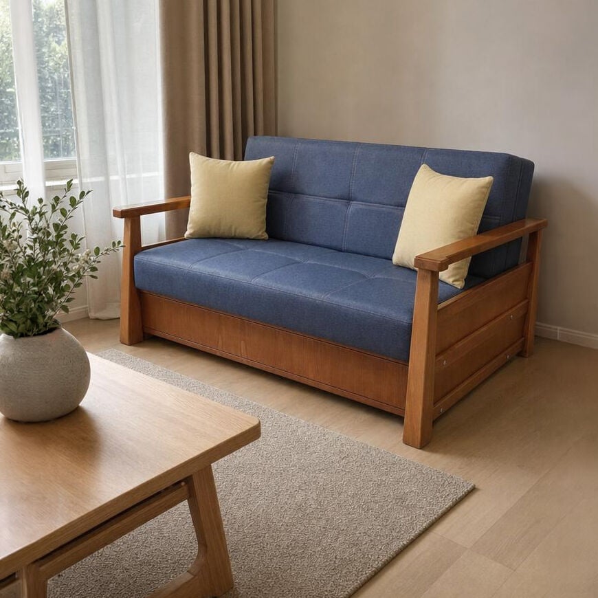 MD Cenova Scandinavian 2-Seater Sofa MDN135