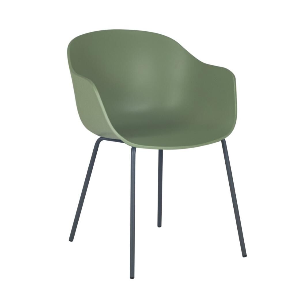 Globe-K ML Pastel Yeşil - Antrasit Kollu Sandalye PPT1134