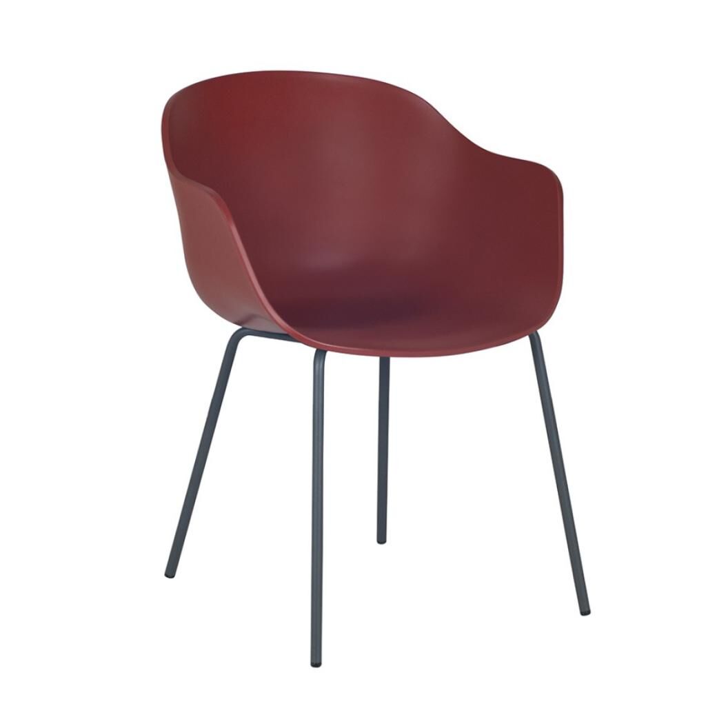 Globe-K ML Koyu Kırmızı - Antrasit Kollu Sandalye PPT1135