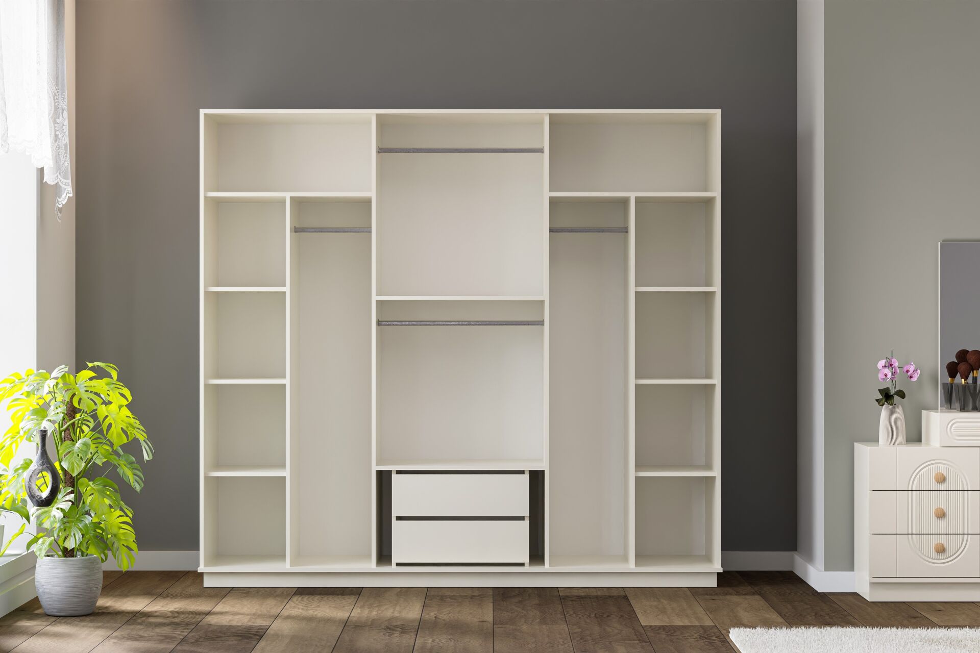 Mira Bedroom Set %100 MDF - Moonstone TN0121