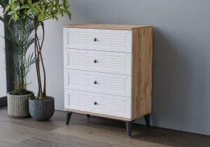 Carina Naz Atlantik Çam Şifonyer TN0238