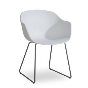 Globe-K Sled Beyaz - Antrasit Kollu Sandalye PPT1141