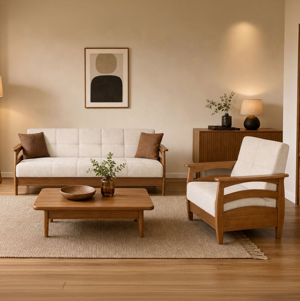 MD Efes Scandinavian Sofa Set MDN103